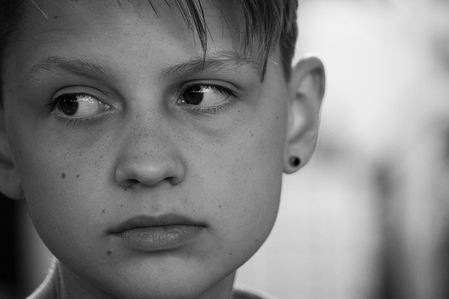 person calmly observing a colorful parakeet in a sunlit room with plants